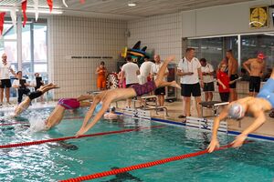 Start 50 m Schmetterling
